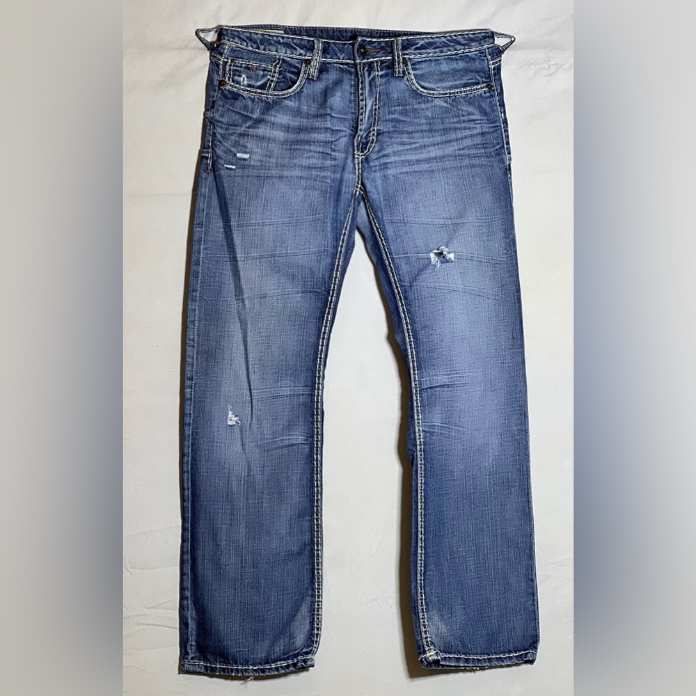 Buffalo David Bitton Mens Deshawn Straight Leg Jeans Size-W32xL30